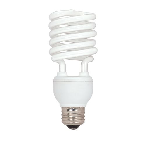 Satco 26W Mini Spiral Compact Fluorescent, T2, 2700K, 82 CRI, E26 Medium Base, 120 Volt